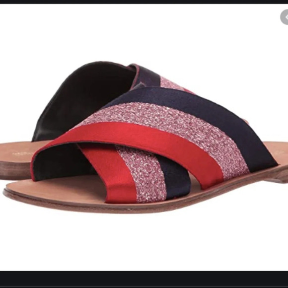 Diane Von Furstenberg Red Sandals - Picture 1 of 6